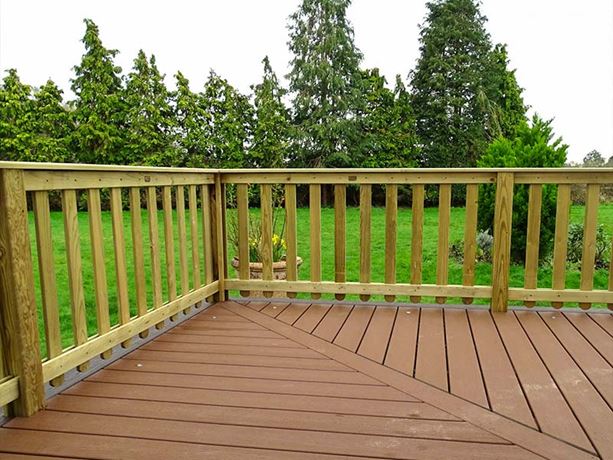 decking balustrade rails
